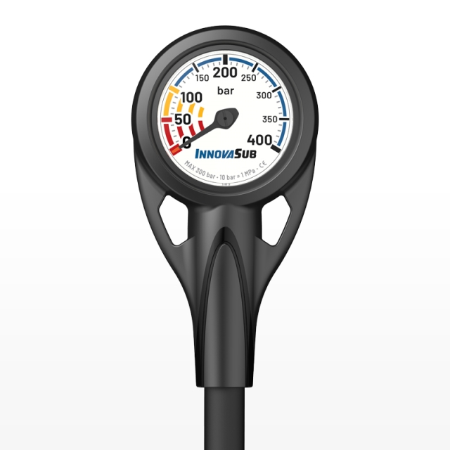 DPX101b - Pressure Gauge with braided hose